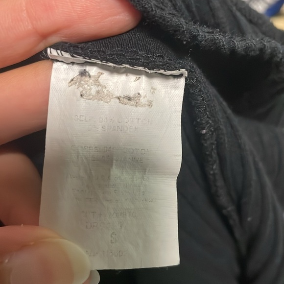 LUSH Black Ribbed Cold Shoulder Tie-Front Midi Dress - Small - Picture 12 of 12